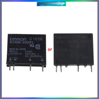 Rơ-le thể rắn G3MB-202PL DC-AC PCB SSR IN 12V DC OUT 240V AC 2A chất lượng cao