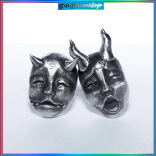 Khuyên tai hình mặt tiểu quỷ phong cách Gothic cá tính độc đáo