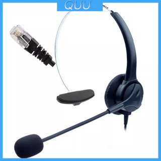 Tai Nghe Tích Hợp Micro Cho Điện Thoại Bàn Rj11 4 Chân Chất Lượng Cao