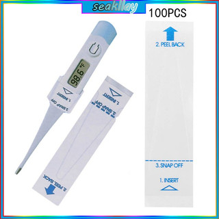 SC Set 100 vỏ bọc đầu dò nhiệt kế kỹ thuật số dùng một lần thông dụng cho vệ sinh răng miệng và vùng dưới cánh tay