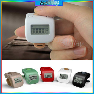 Máy đếm số lần niệm phật bấm tay thiết kế dạng nhẫn 6 chữ số có màn hình LCD