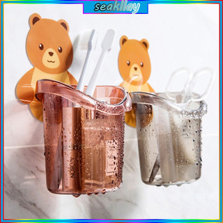 Cốc đựng bàn chải đánh răng mẫu gấu dễ thương