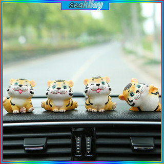 Mô hình con hổ dễ thương dùng để trang trí tiểu cảnh nhựa resin