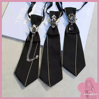 Cà Vạt Nơ Kim Loại Đính Đá Phong Cách Steampunk Gothic Cổ Điển Sang Trọng Có Thể Điều Chỉnh Cho Nam Và Nữ