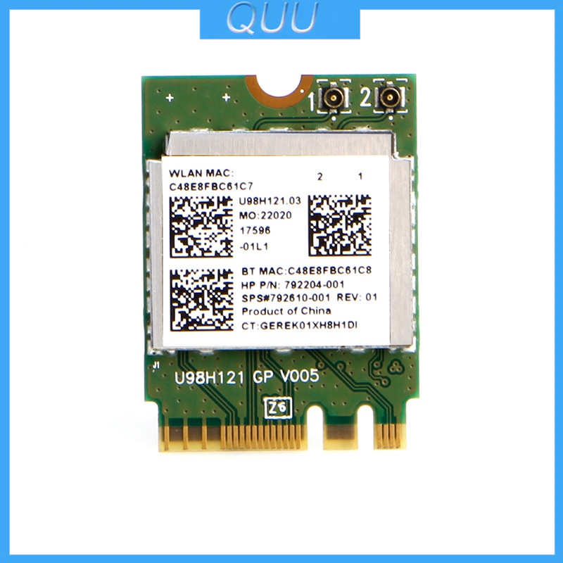 Mini Wireless WIFI RTL8723BE 792204-001 Card NGFF Interface