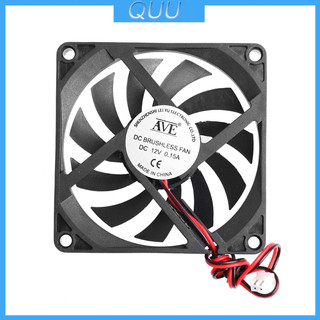Quạt làm mát tản nhiệt không chổi than 12v 2-pin 80x80x10mm cho CPU máy tính