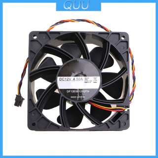 Quạt tản nhiệt tốc độ cao 12cm DF1203812B2FN DC 12V 4.50A 120X120X38mm dành cho Avalon Miner