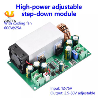  Mô Đun Hạ Áp VOKTTA DC-DC Từ 12V-75V Xuống 5-48V 25A 