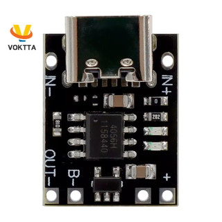 Voktta 10 Cái Bảng Sạc Pin Lithium Siêu Nhỏ 1A Pin Lithium Ternary 3.7V 4.2V Mô Đun Sạc Type-C Có Bảng Bảo Vệ