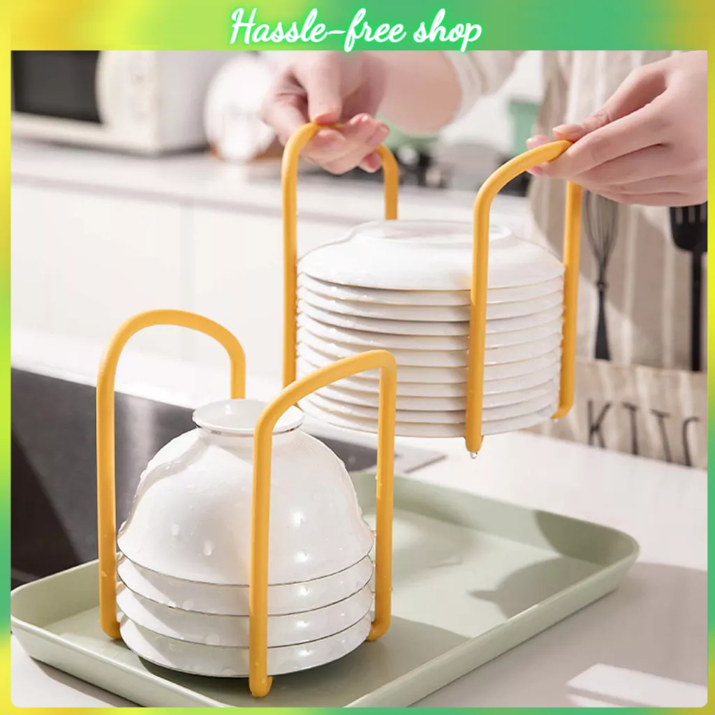 Bộ sắp xếp bát nhiều chức năng Giá phơi đĩa có thể thu vào cho quầy bếp