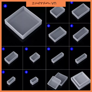 Khuôn nhựa silicone hình vuông chữ nhật dành cho làm các sản phẩm DIY tiện lợi