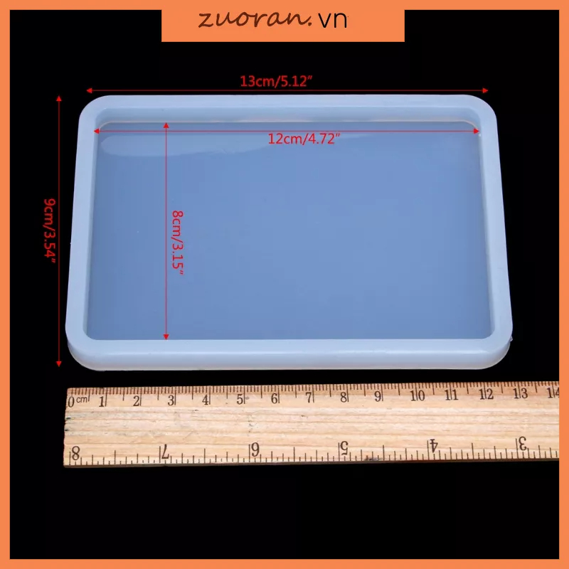 Khuôn silicon làm trang sức thủ công hình chữ nhật
