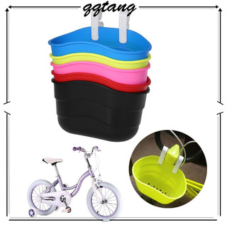 Giỏ nhựa đựng đồ tiện dụng gắn ghi đông xe đạp trẻ em chất lượng cao