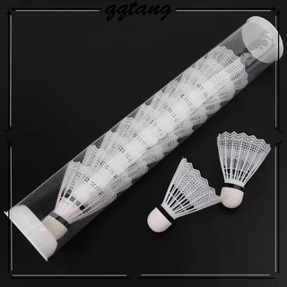 Bộ 12 Quả Cầu Lông Nhựa Màu Trắng