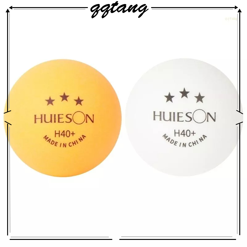 QQ Set 50 Quả Bóng Bàn 3 Sao Pingpong 40 + ABS Tiên Tiến Kèm Đường Viền