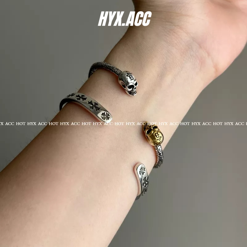 Vòng Tay ngầu Hình Đầu Lâu