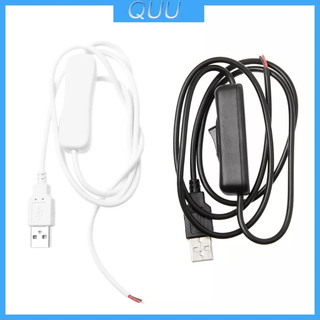 Dây Cáp Sạc Usb 2.0 5V 2 chân 2 dây có Công Tắc