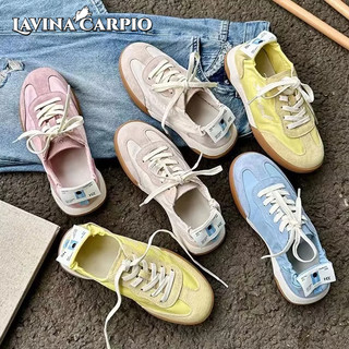 Giày thể thao LAVINA CARPIO đế mềm thoáng khí phong cách retro Đức cho nữ