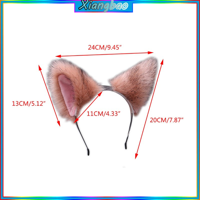 Băng đô cài tóc hình tai mèo đáng yêu cho nữ 10MS