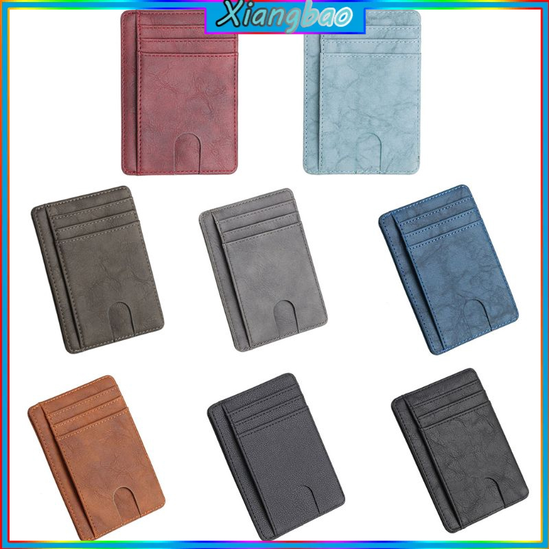 Slim RFID Blocking Leather Wallet Credit ID Card Holder Purse Money for Case for