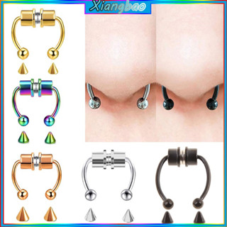  Khuyên mũi thiết kế có nam châm nhiều màu sắc tùy chọn thời trang