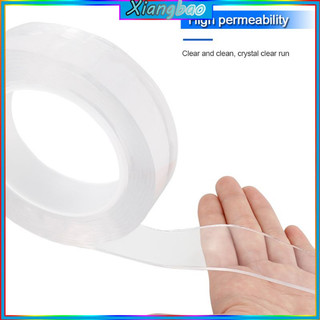 Cuộn băng keo hai mặt silicon chống trượt có thể tái sử dụng màu trong suốt tiện dụng
