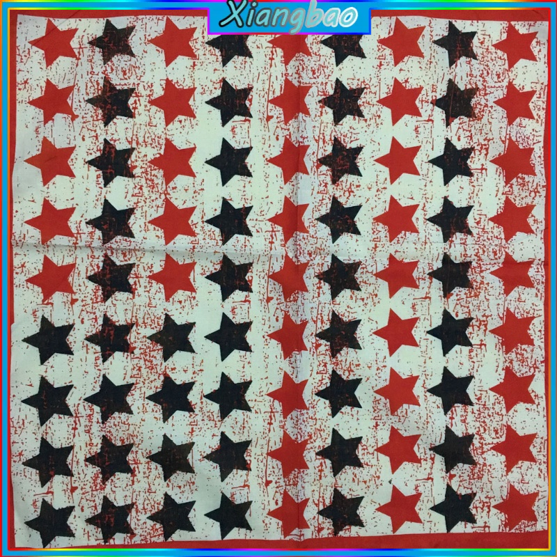 Khăn turban bandana hình vuông bằng cotton 10MK phong cách hip hop dành cho nam và nữ