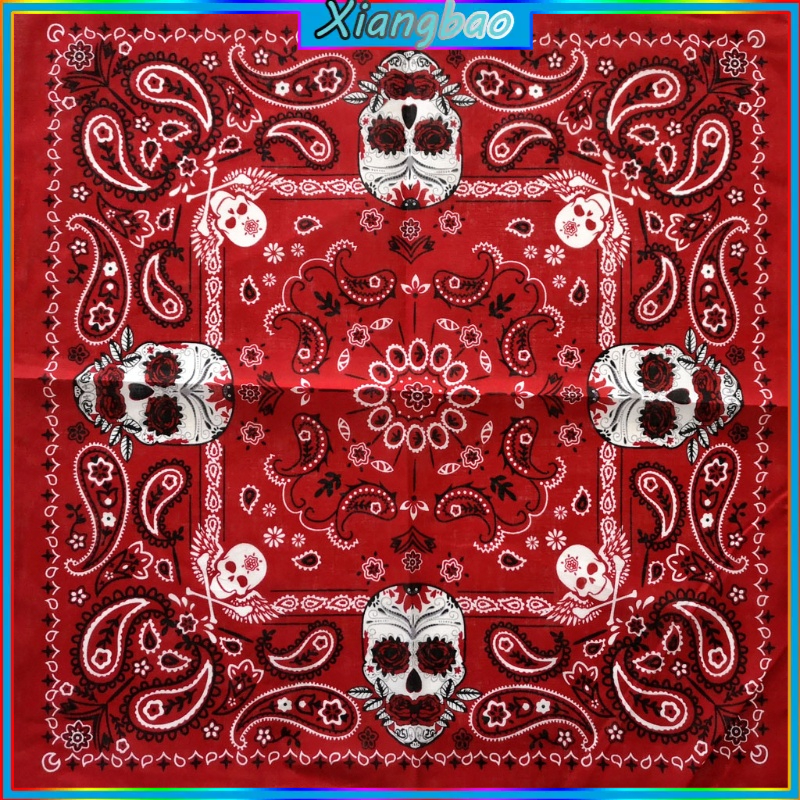 Khăn turban bandana hình vuông bằng cotton 10MK phong cách hip hop dành cho nam và nữ