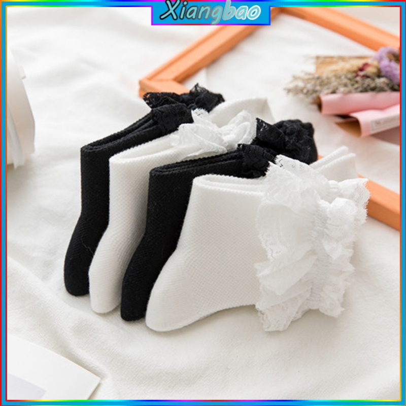 Đôi Vớ Chân Phối Ren Hoa Phong Cách lolita Cho Nữ