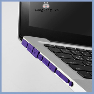 Bộ 13 nút silicon bọc cổng máy tính xách tay chống bụi tiện lợi