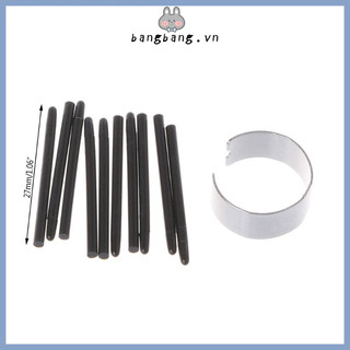 Bộ 10 ngòi bút đen cảm ứng thay thế cho bút stylus bảng vẽ Wacom