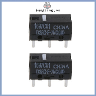 Set 2 công tắc micro D2FC-F-7N 20m cho chuột Logitech RAZERS