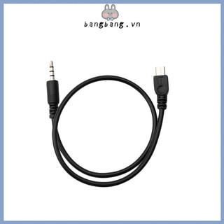 Dây cáp chuyển đổi giắc 3.5mm 50cm sang giắc Micro USB gắn xe hơi cho Samsung Huawei