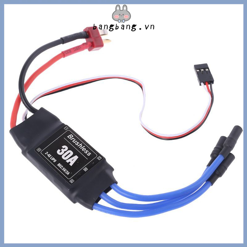 Thiết bị điều khiển động cơ không chổi than 30a Esc 2-4s Với 5v 2a Bec Cho Rc
