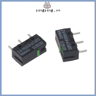 Bộ 2 linh kiện điện tử cho chuột D2FC-F-K(50M)-RZ có nút xanh