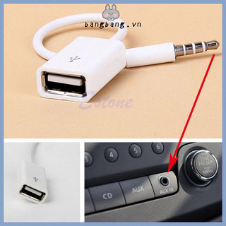 Cáp chuyển đổi giắc âm thanh usb sang cổng 3.5 mm