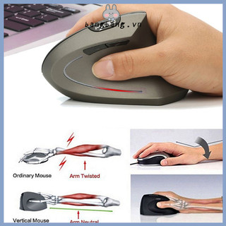 Chuột không dây chống đau cổ tay 2.4G 800/1600/2400DPI