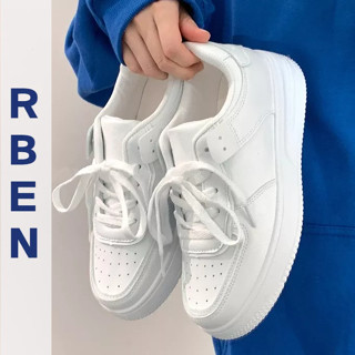 Giày Thể Thao RENBEN Màu Trắng Đế Dày Thời Trang Thường Ngày