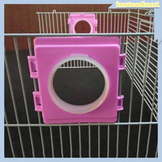 Cửa chui gắn lồng, cửa chui kèm vòng co, đồ chơi cho hamster