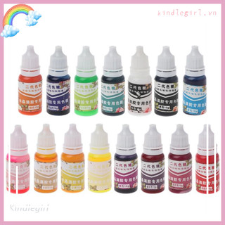Set 15 màu nhôm làm sản phẩm nhựa resin UV lỏng thủ công nghệ thuật độc đáo