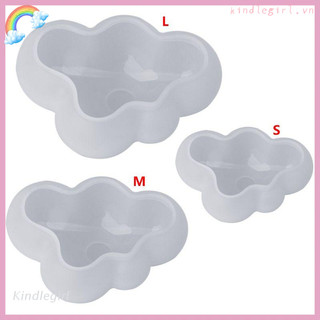 Khuôn silicon làm bánh kẹo hình đám mây 3d dễ thương diy