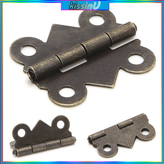  10x Mini for Butterfly Door Cabinet Drawer Jewellery Box Hinge Furniture 20mm x1 