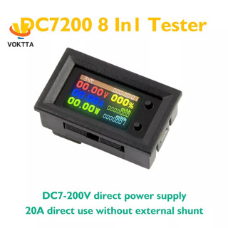 Đồng hồ đo điện áp kỹ thuật số voktta 9 trong 1 dc7-200v 20a