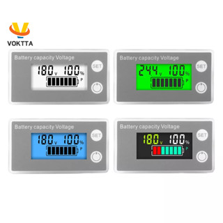 Thiết Bị Kiểm Tra Điện Áp Pin VOKTTA 6133A DC8-100V Có Màn Hình LCD Kỹ Thuật Số Cho Xe Hơi Xe Máy