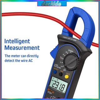 Digital Clamp Multimeter ST-201 True RMS LCD Multifuction Ohm for DC AC Voltmete