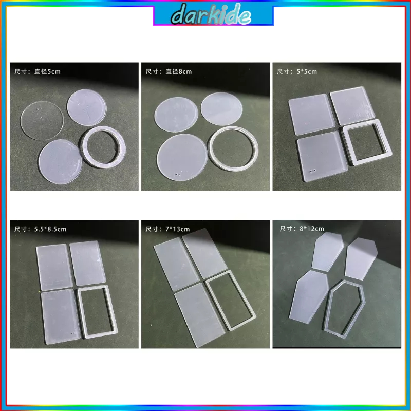 Khung Ảnh Bằng Acrylic Có Cát Chảy Dùng Trưng Bày Thẻ DIY
