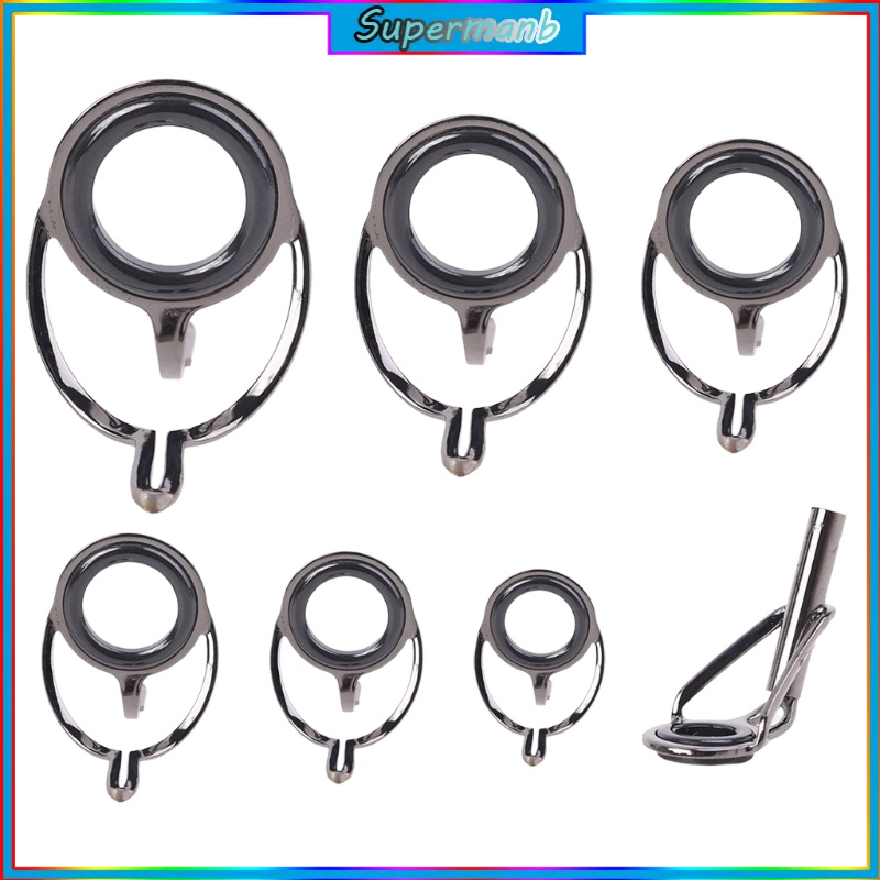Set 7 khoen tròn dẫn dây câu cá trên cần câu