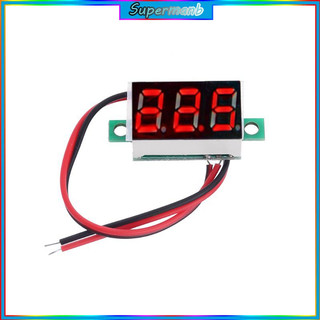 Vôn kế màn hình hiển thị kỹ thuật số 0.36" DC 4.5-30V tiện lợi