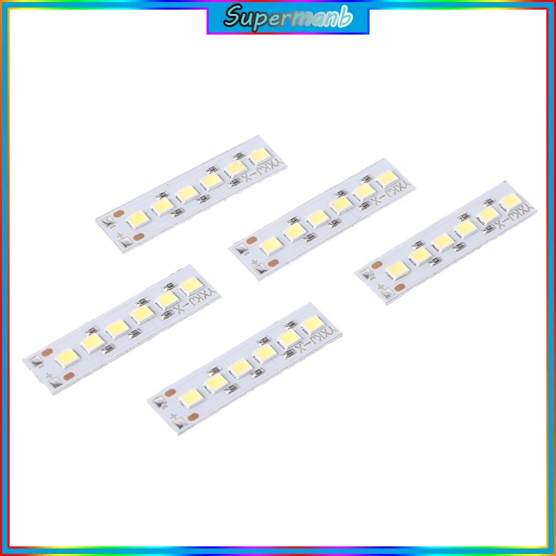 Set 5 Bóng Đèn Led Dc 3.7v-5v Cổng Sạc Usb 18650