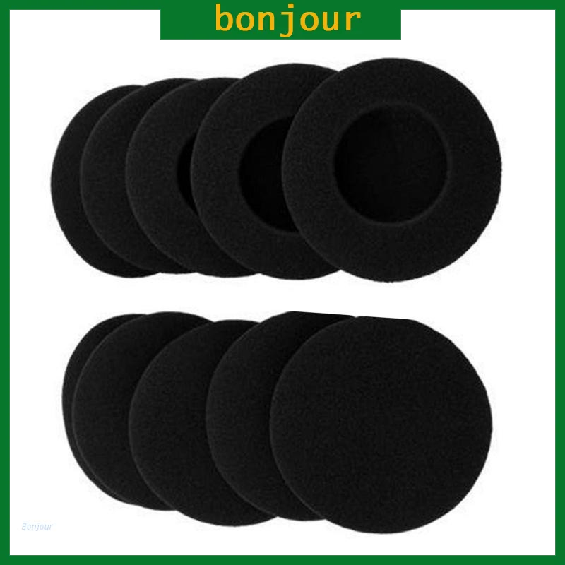 Set 5 Cặp Đệm Xốp 60mm / 2.4 "Thay Thế Cho Tai Nghe Logitech- H600 H330 H340 / Aiwa Hp-Cn5 / Labtec 